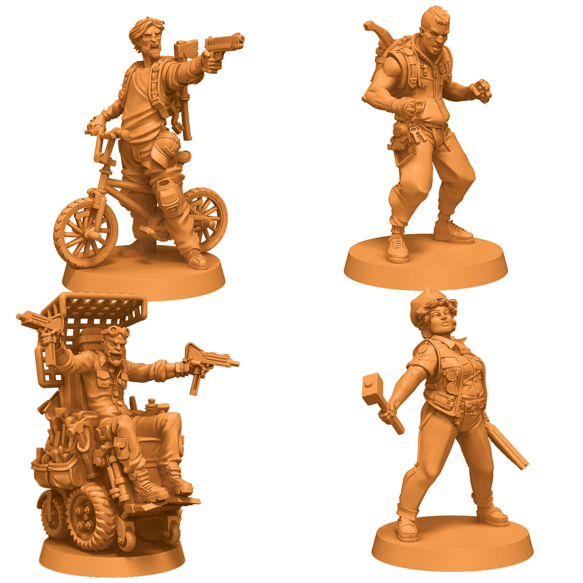 CMON Zombicide 2nd Edition Chronicles Survivor Set - Expand Your Survivor Roster with 12 Unique, Highly-Detailed Miniatures! Cooperative Strategy Game, Ages 14+, 1-6 Players, 1 Hour Playtime, Made 4