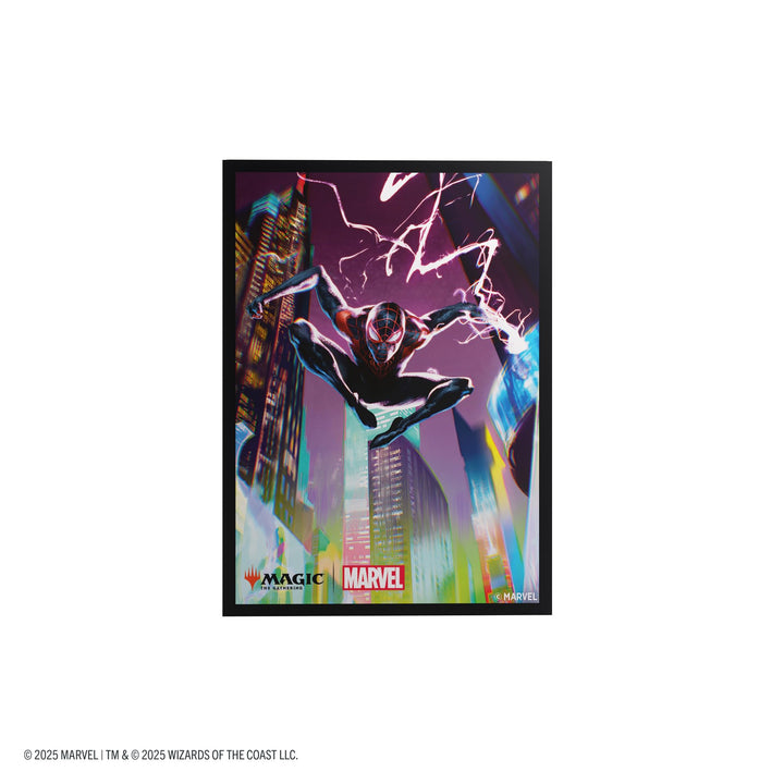 Gamegenic MTG Marvel's Spider-Man Premium Art Sleeves- Spider-Man Miles Morales