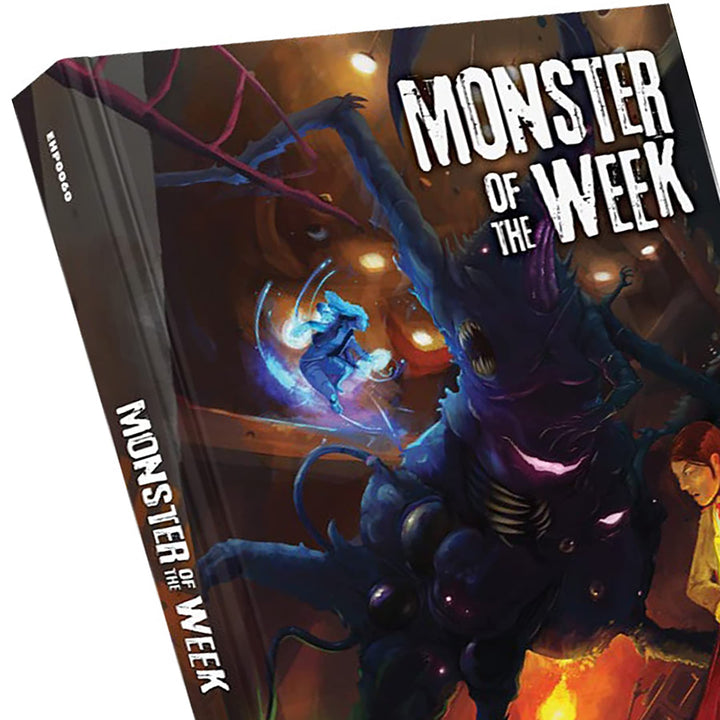 Evil Hat Productions, LLC Monster of The Week: Hardcover Edition - RPG Book for 3-5 People, Supernatural Mysteries, Adds 2 New Playbooks, Start Hunting, Action Horror Roleplaying Game