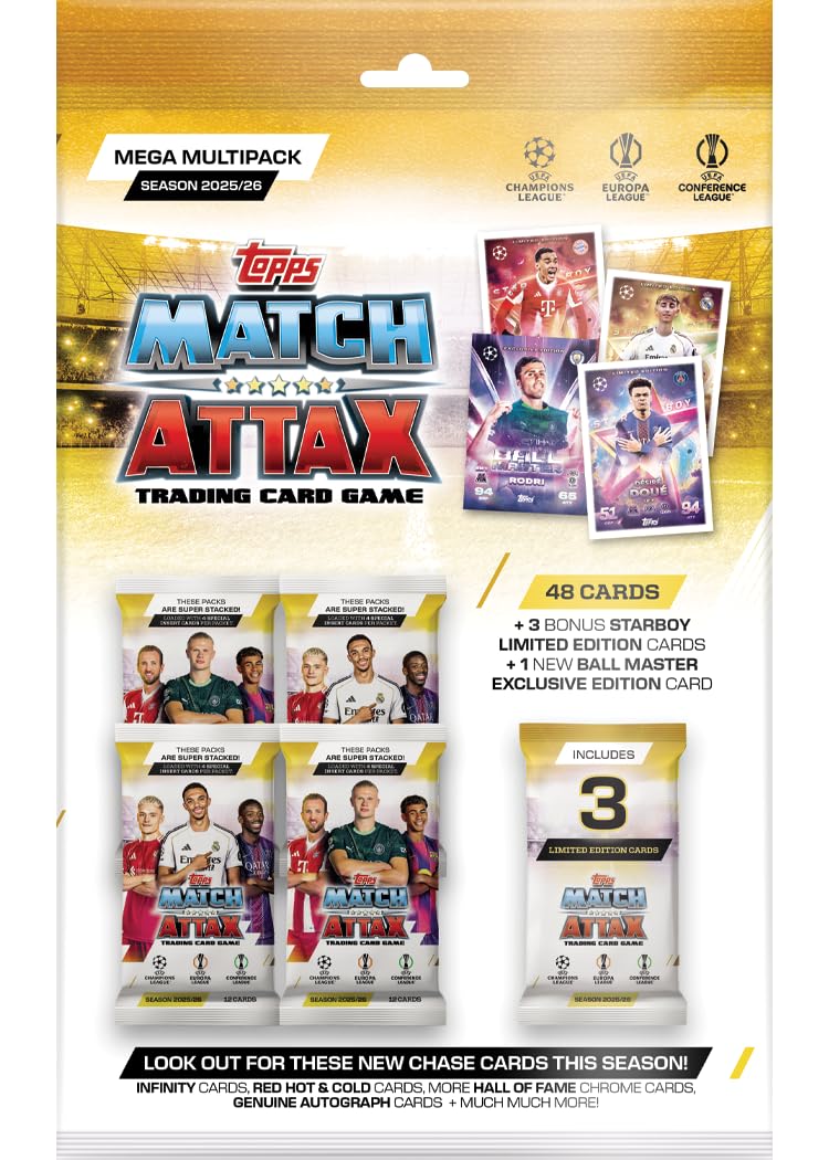 UCC Match Attax 2025/26 Multipack #2 Star Ballers 1