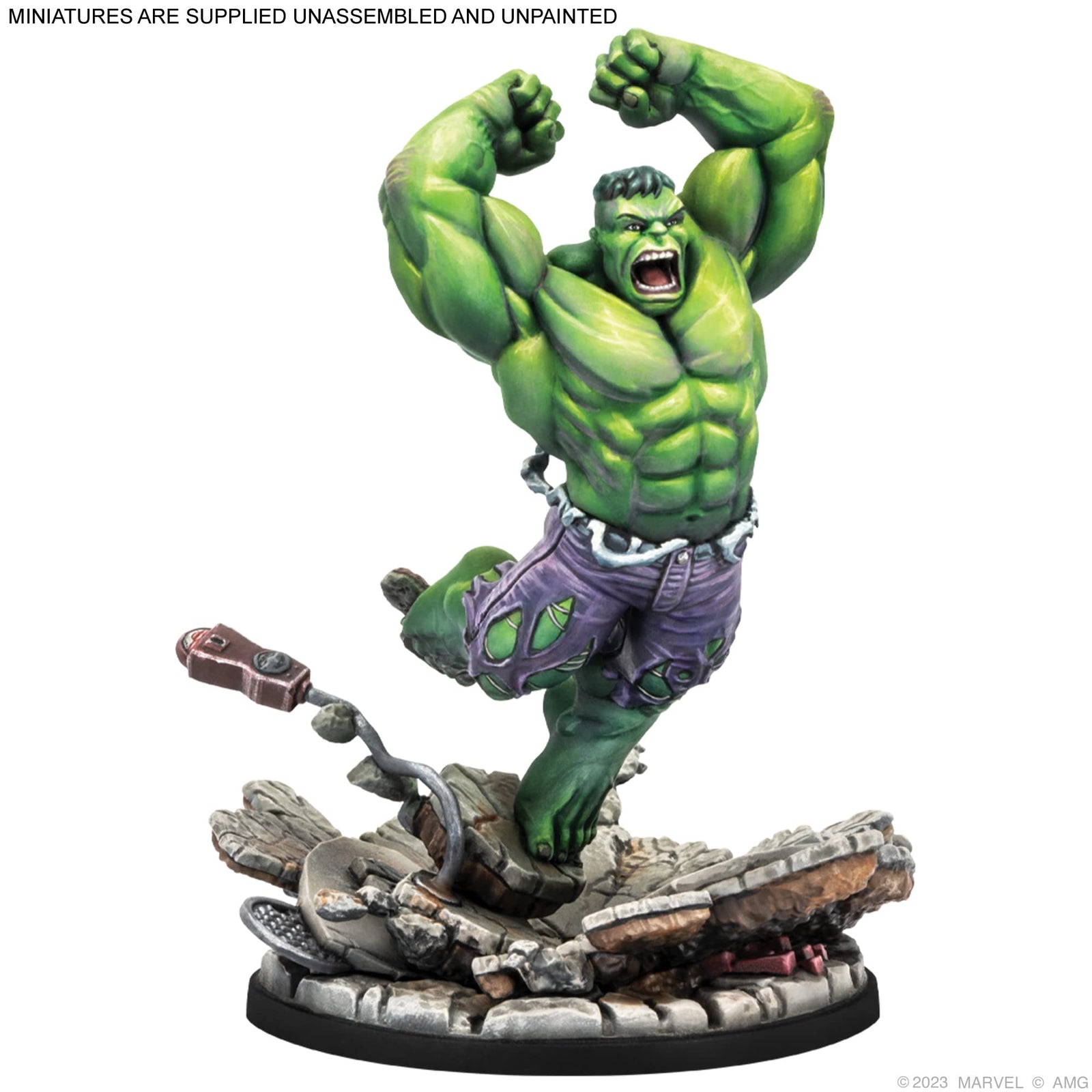 Atomic Mass Games Marvel Crisis Protocol Hulkbuster Character Pack Marvel Miniatures Strategy Game for Teens and Adults Ages 14+ 2 Players 2