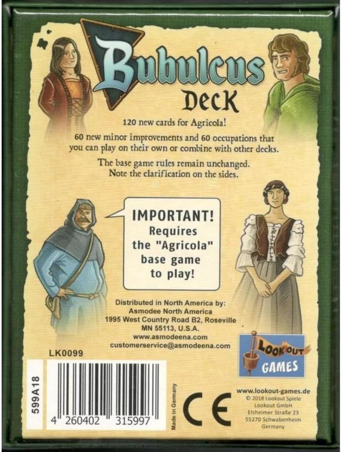 Agricola Bubulcus Deck Expansion Strategy Game 2