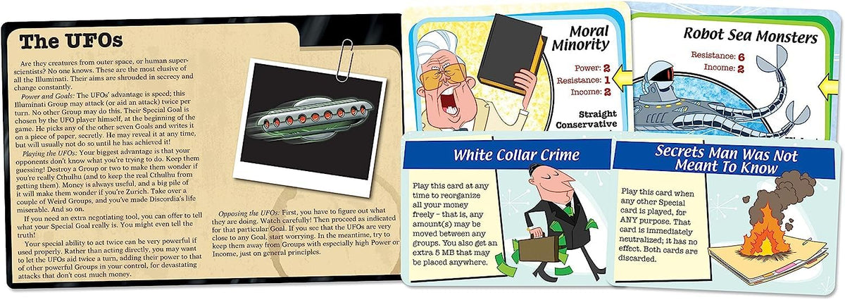 Illuminati Second Edition Game The Game of Conspiracy Family Card Dice Game For Adults and Family Ages 13+ for 2 - 6 Players Average Play Time 60 -120 Minutes From Steve Jackson Games 2