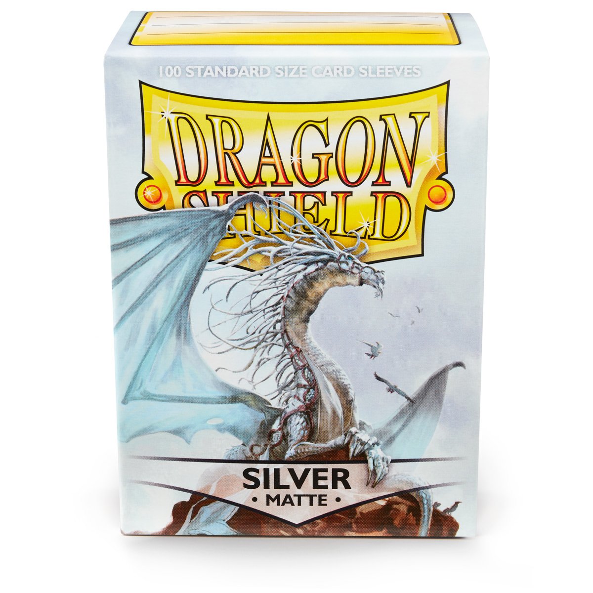 UNIT Dragon Shield Matte Silver 100 Gaming Accessory by Arcane Tinmen 1
