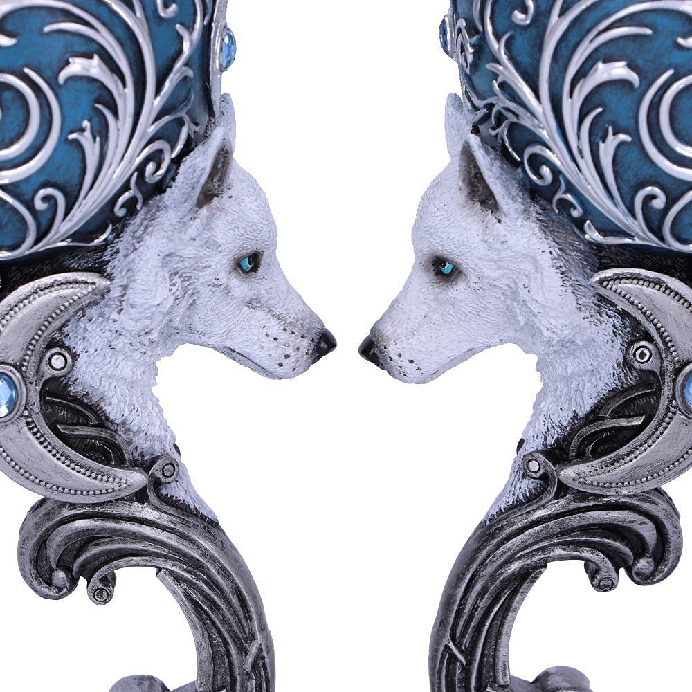 Wild at Heart Twin Wolf Set of Two Goblets 18.5cm