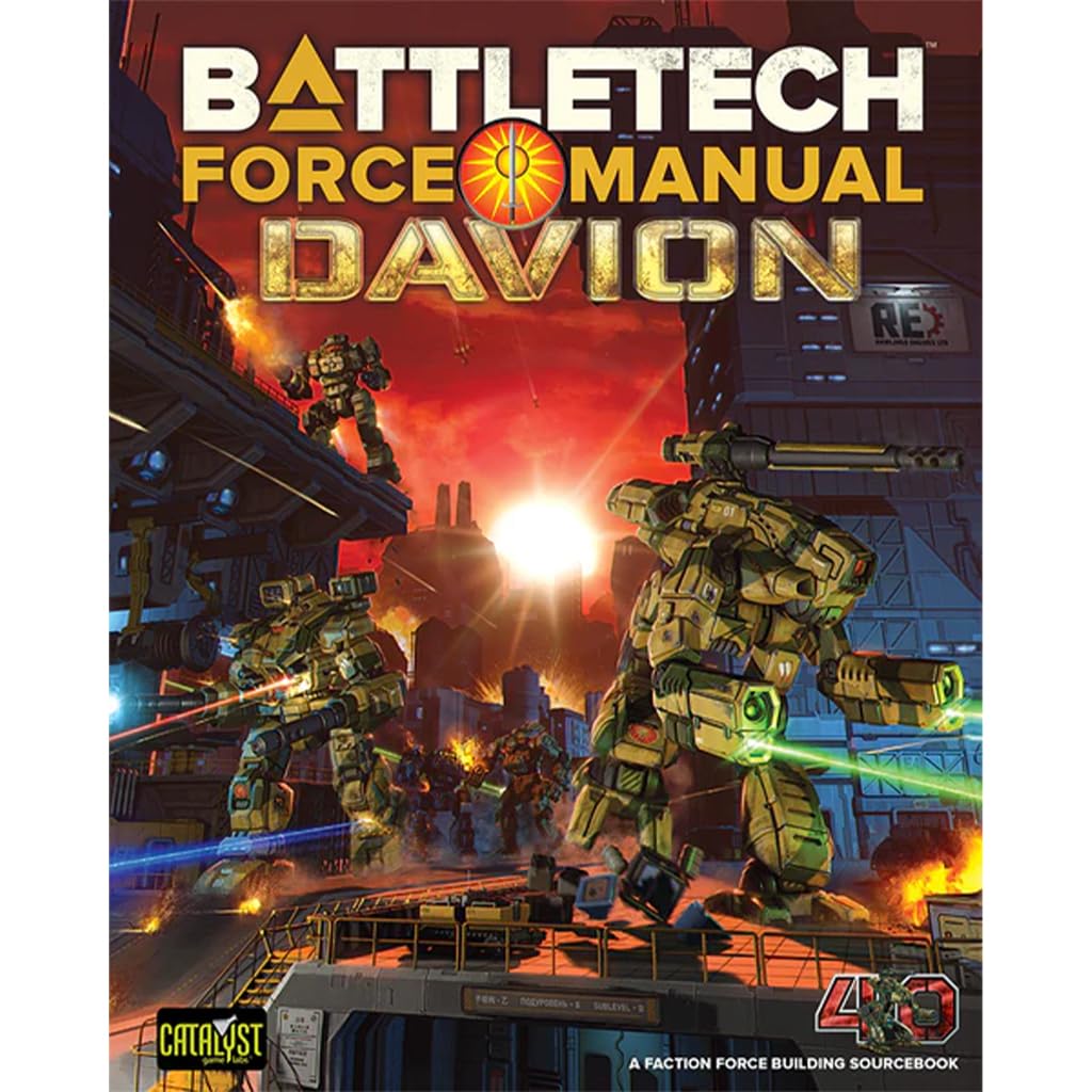 Battletech Force Manual Davion Roleplaying Game by Catalyst Game Labs 1