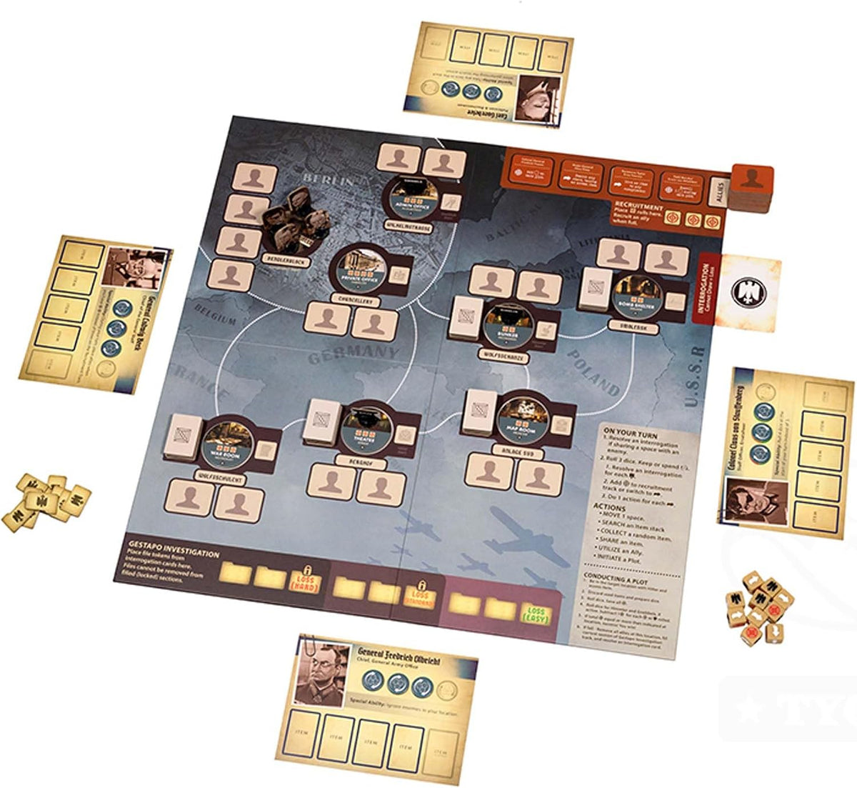 Valkyrie A Black Orchestra Game Board Game
