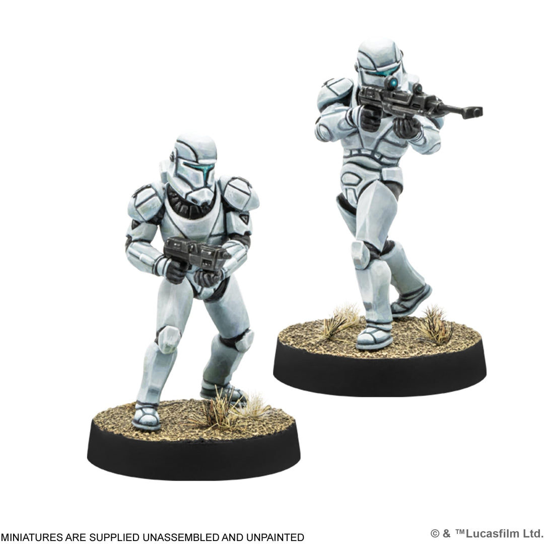 Atomic Mass Games Star Wars: Legion Republic Clone Commandos Expansion - Elite Soldiers! Tabletop Miniatures Strategy Game for Kids & Adults, Ages 14+, 2 Players, 3 Hour Playtime, Made