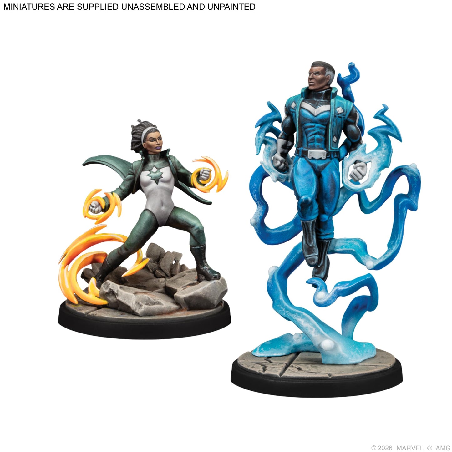 Marvel Crisis Protocol Blue Marvel and Spectrum Miniature Game by Atomic Mass 2