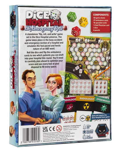 Dice Hospital Emergency Roll by Alley Cat Games, Strategy Board Game 2