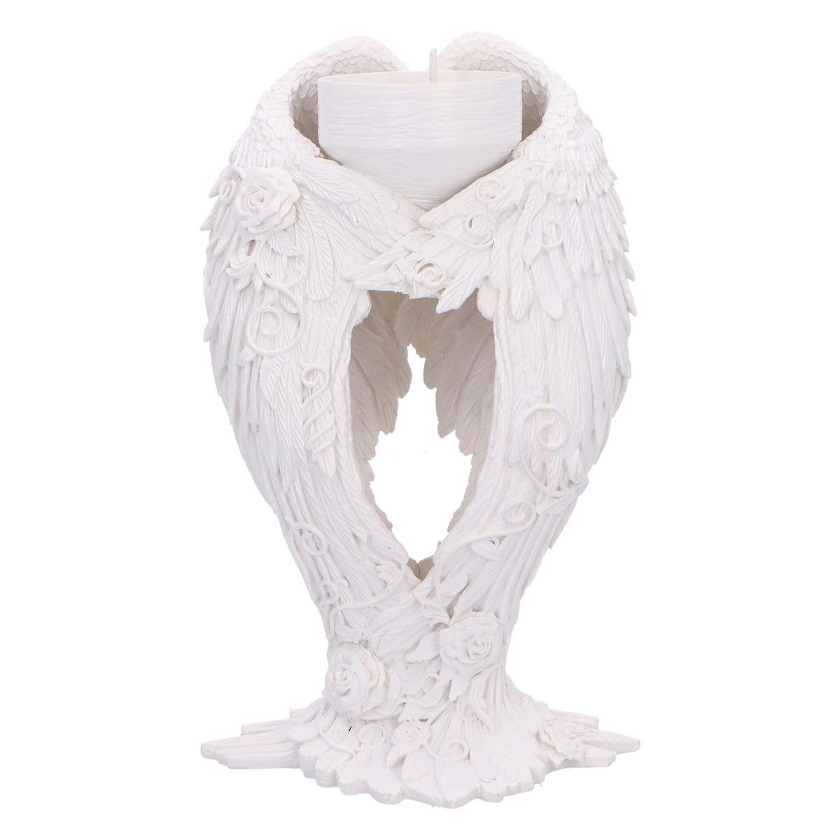 Floral Angel Wings Tea Light Candle Holder 17cm 2