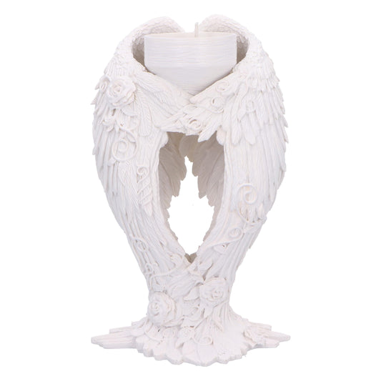 Floral Angel Wings Tea Light Candle Holder 17cm 2