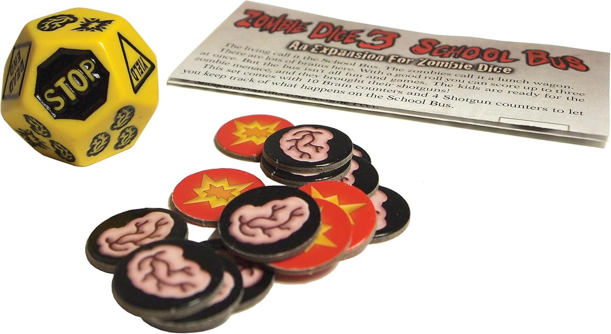 Zombie Dice 3 School Bus Dice Game