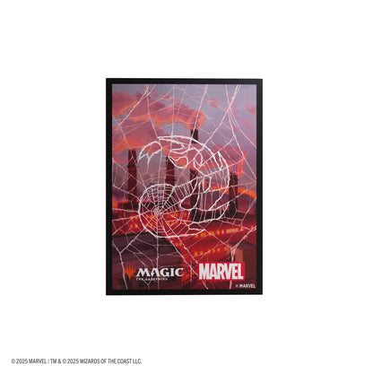 Gamegenic MTG Marvels Spider Man Premium Art Sleeves Spider Man Mountain Gaming Accessory 3