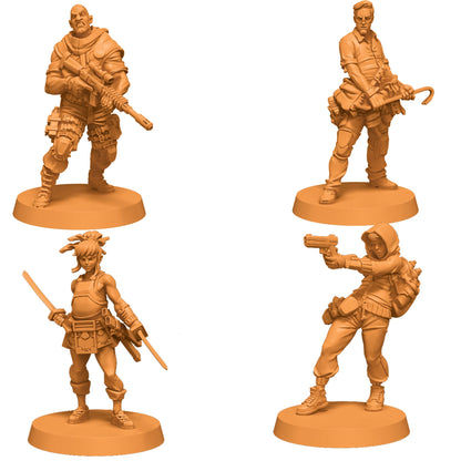 CMON Zombicide 2nd Edition Chronicles Survivor Set - Expand Your Survivor Roster with 12 Unique, Highly-Detailed Miniatures! Cooperative Strategy Game, Ages 14+, 1-6 Players, 1 Hour Playtime, Made 3