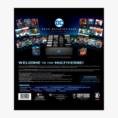 Cryptozoic Super Heroes Edition DC Comics Deckbuilding Game, Multiverse Box 3