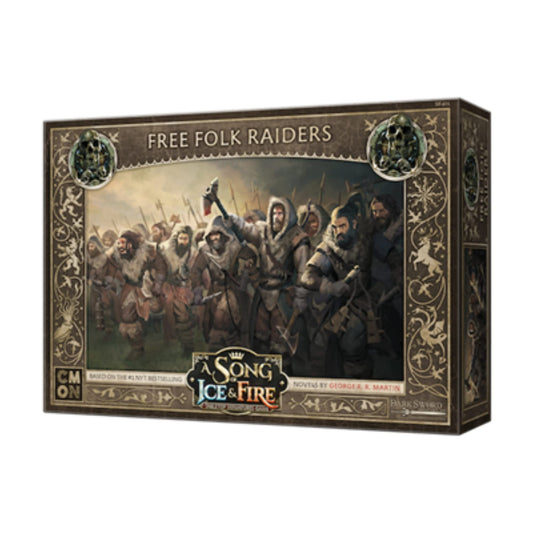 CMON A Song of Ice and Fire Tabletop Miniatures Free Folk Raiders Unit Box - Unleash The Wild Fury! Strategy Game for Adults, Ages 14+, 2+ Players, 45-60 Minute Playtime, Made by CMON 1