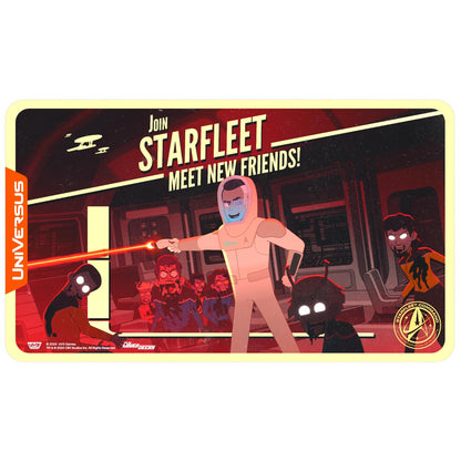 UniVersus: Star Trek: Lower Decks - Sam Rutherford Playmat - 24 x 14 Neoprene Mat, Tabletop Card Game Accessory, UVS Games, Officially Licensed 1