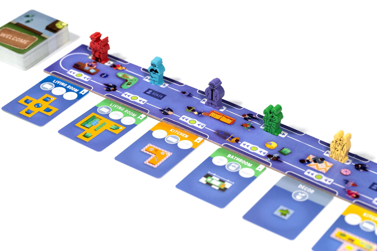 Happy Home by Alley Cat Games, Strategy Board Game, for 2 to 4 Players and Ages 14+ 5