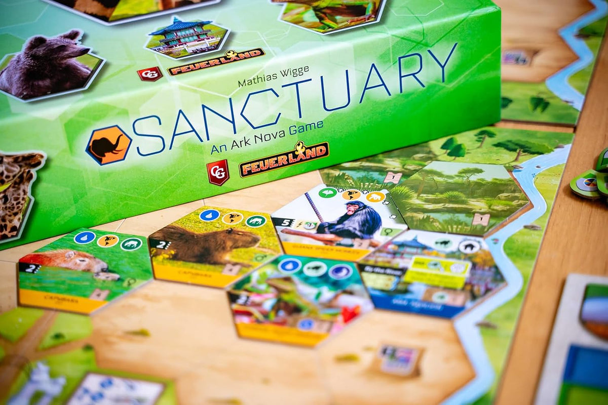 Sanctuary Zoo Management Board Game