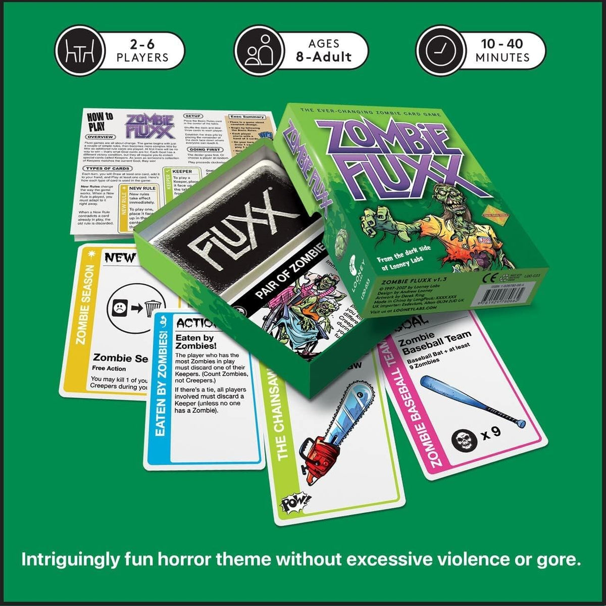 Zombie Fluxx Board Game by Looney Labs 2