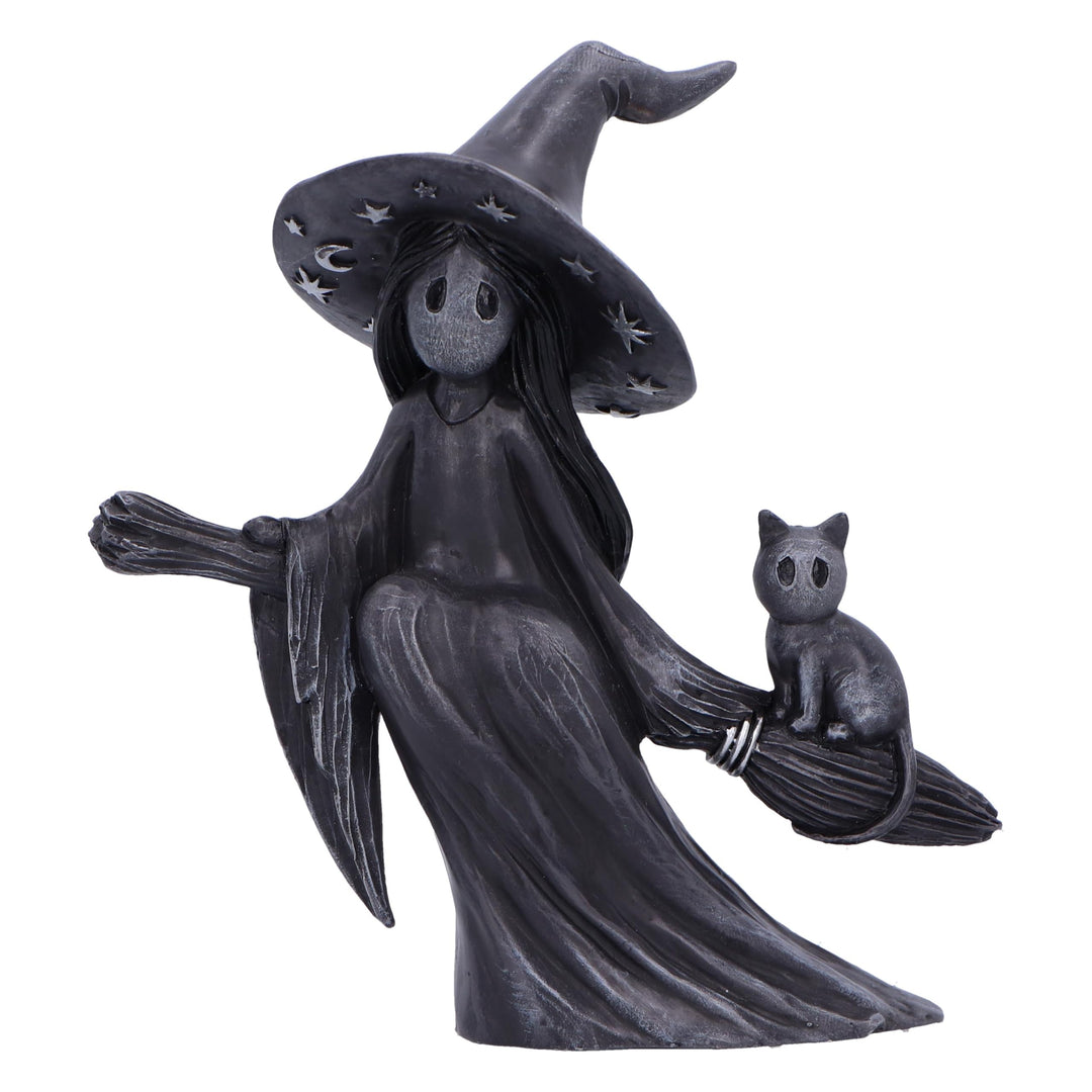 Little Souls Beam Witch on Broom Figurine 12.7cm