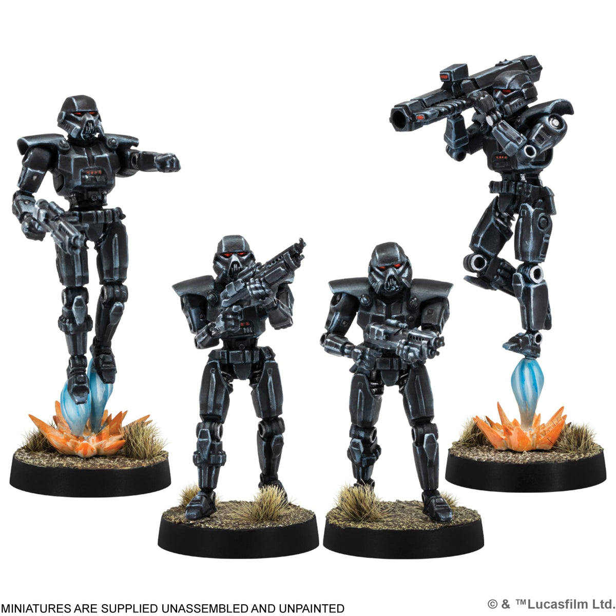 Star Wars Legion Dark Trooper Unit Expansion Miniatures Game 3