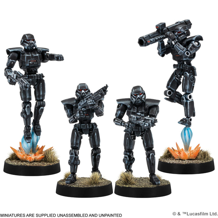 Star Wars: Legion Imperial Dark Troopers Unit Expansion - Tabletop Miniatures Game, Strategy Game for Kids and Adults, Ages 14+, 2 Players, 3 Hour Playtime, Made by Atomic Mass Games