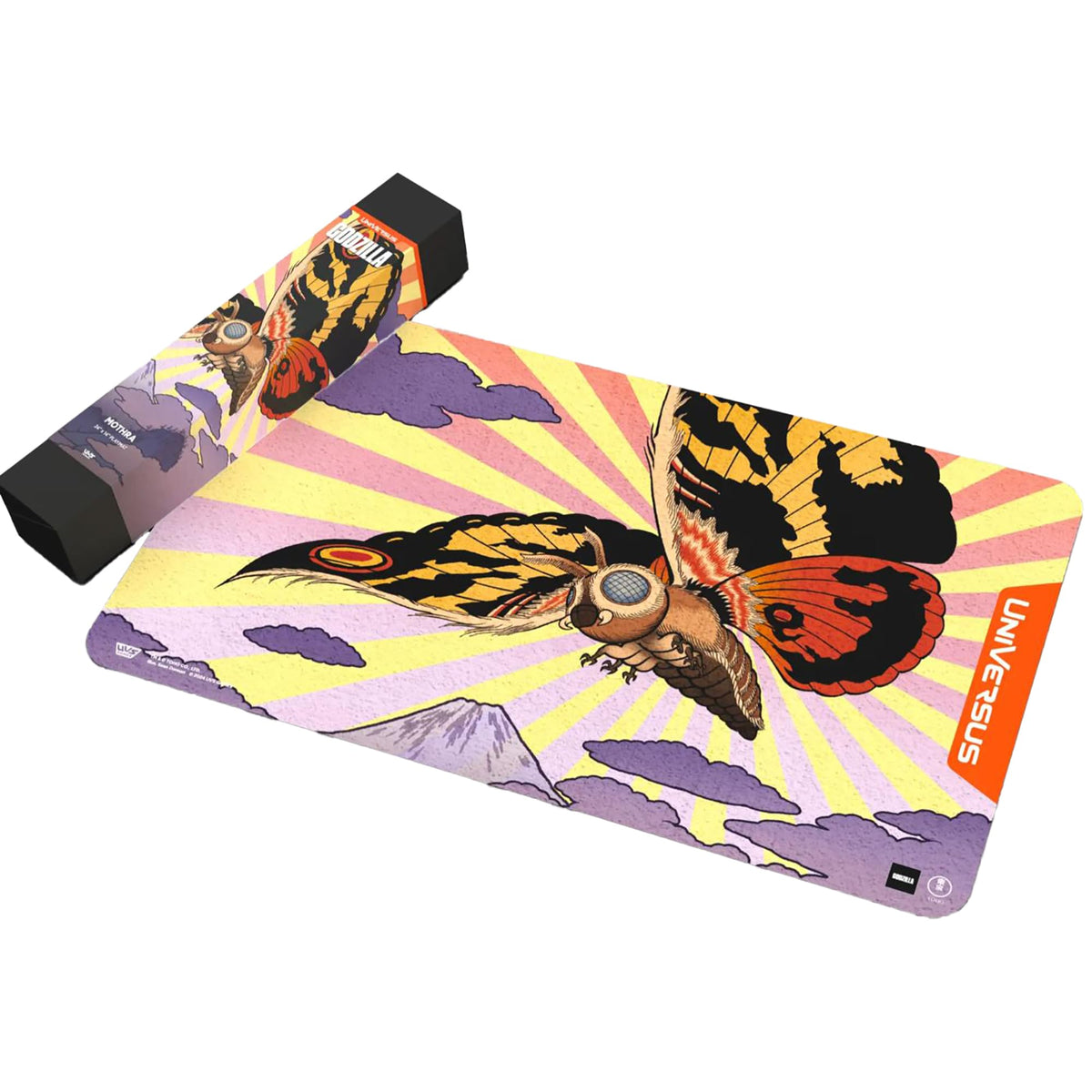UniVersus Godzilla Challenger Series - Mothra Playmat - 24 x 14 Neoprene Mat, Tabletop Card Game Accessory, UVS Games, Officially Licensed 5