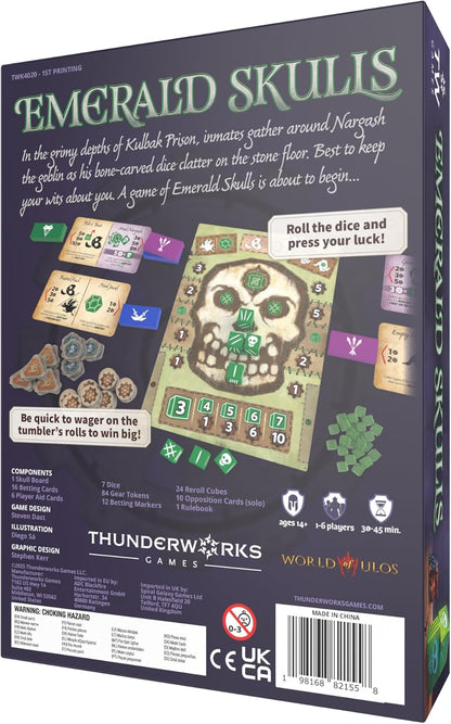 Emerald Skulls Dice Game