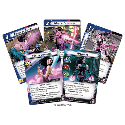 Marvel Champions The Card Game Psylocke HERO PACK - Superhero Strategy Game, Cooperative Game for Kids and Adults, Ages 14+, 1-4 Players, 45-90 Minute Playtime, Made by Fantasy Flight Games 2