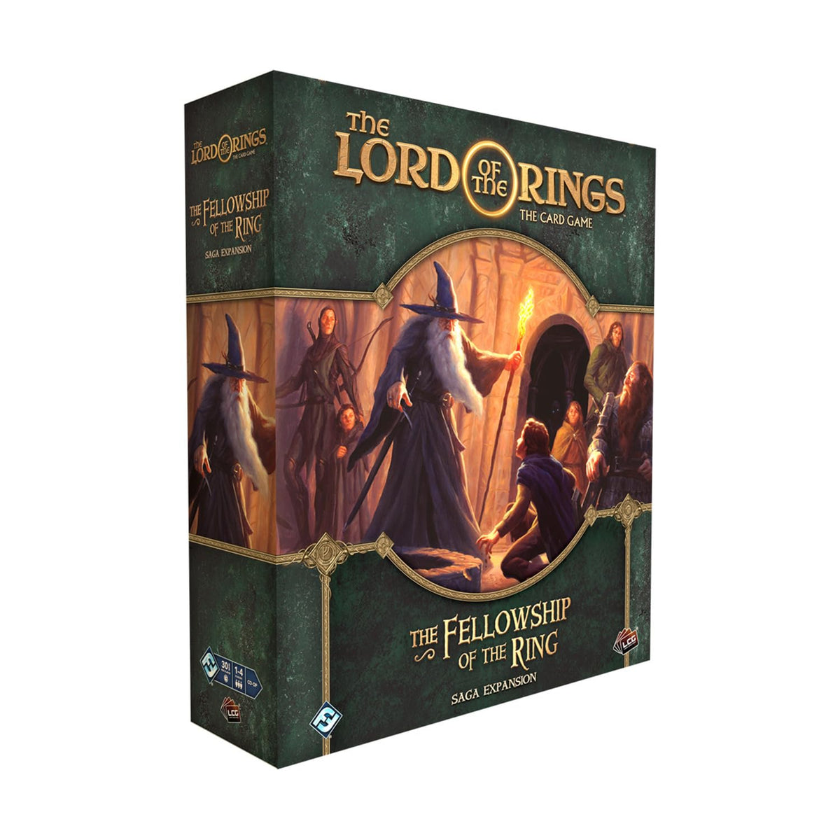 The Lord of the Rings The Card Game The Fellowship of the Ring SAGA EXPANSION - Cooperative Adventure Game, Strategy Game, Ages 14+, 1-4 Players, 30-120 Min Playtime, Made by Fantasy Flight Games 1