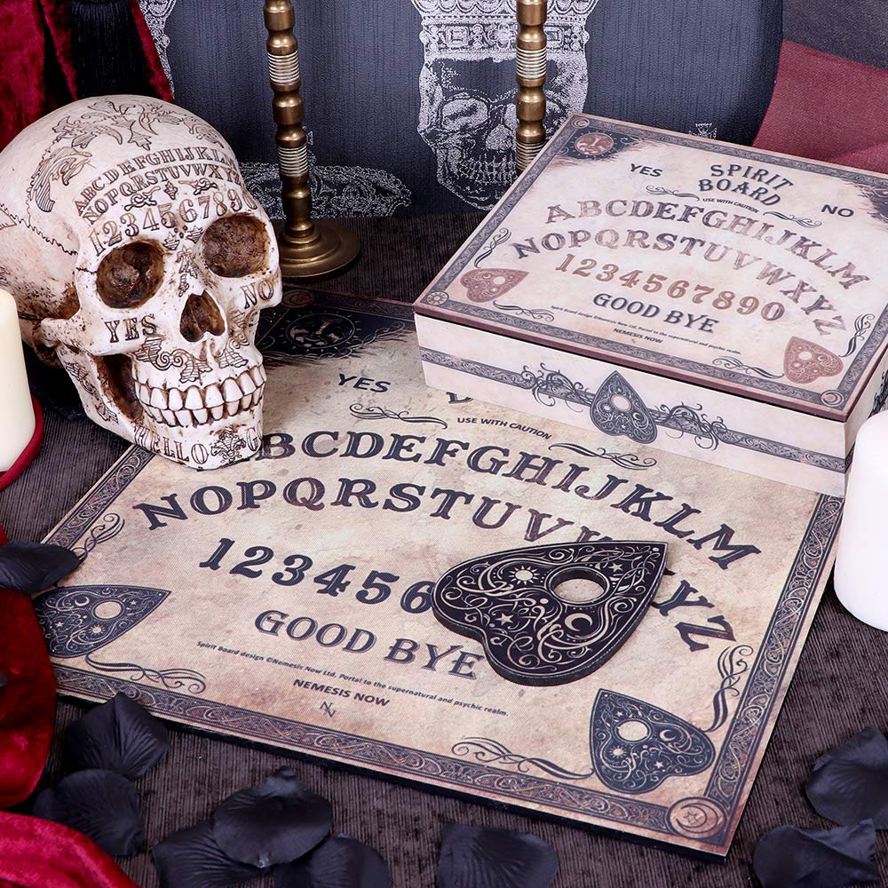 Antiqued Beige Spirit Talking Board with Planchette 38.5cm 2