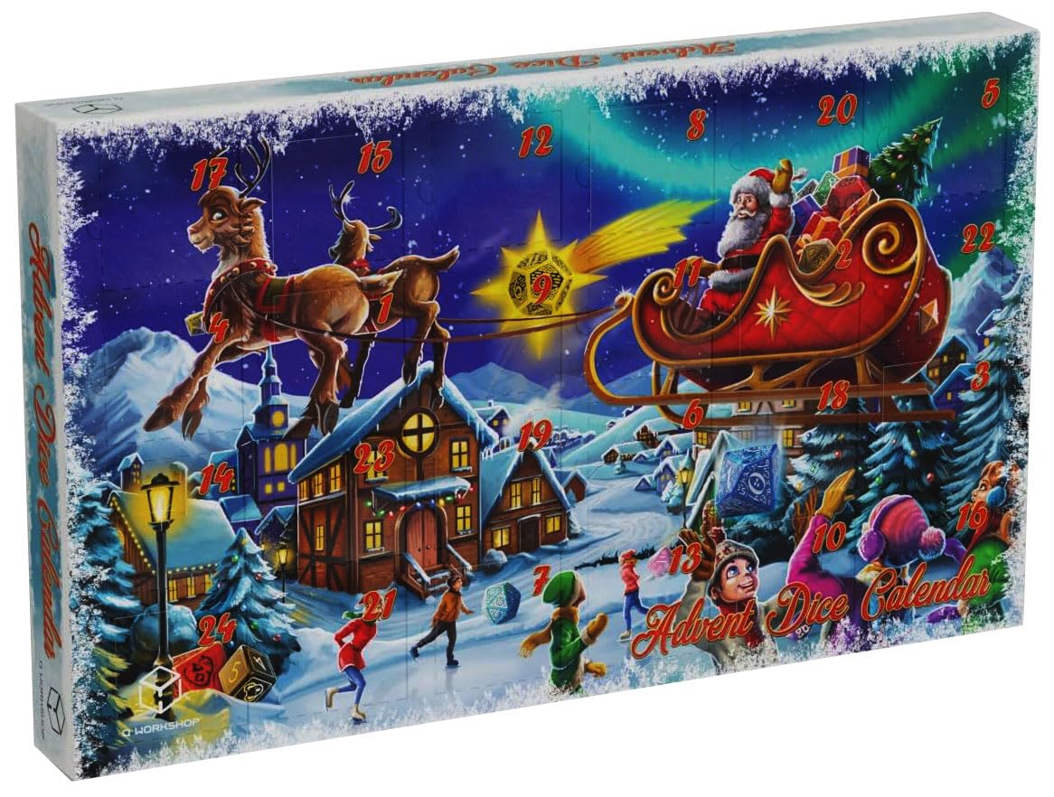 Advent Dice Calendar #04 by Q-Workshop, Dice Board Game 1