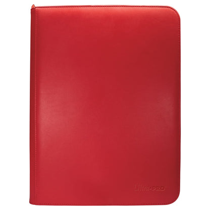 Vivid 9 Pocket Zippered PRO Binder Red Card Sleeve by Ultra Pro 1