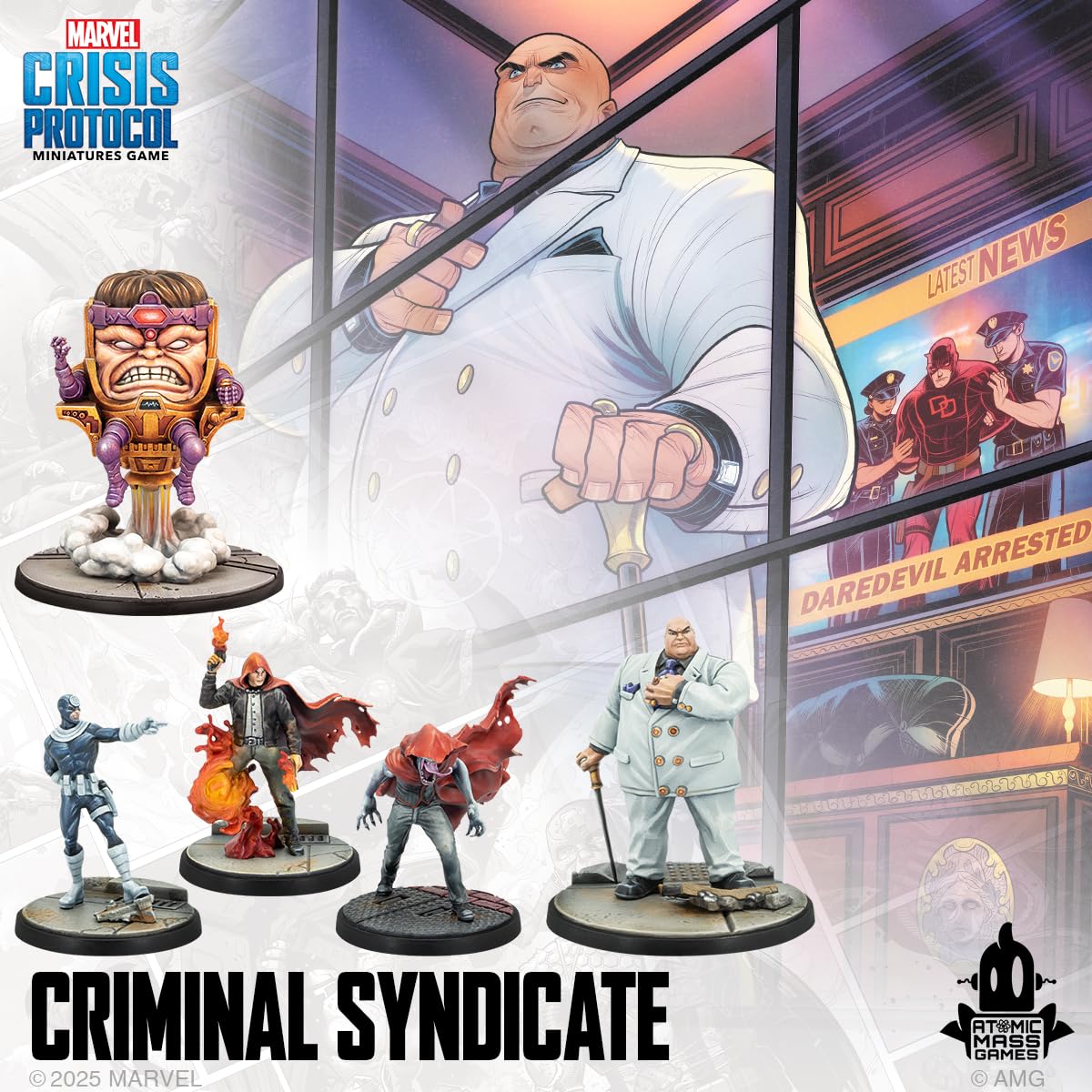 Marvel Crisis Protocol Criminal Syndicate Affiliation Pack Miniature Game by Atomic Mass 5