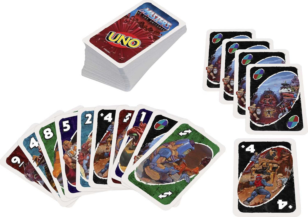 UNO Masters of the Universe Card Game Mattel
