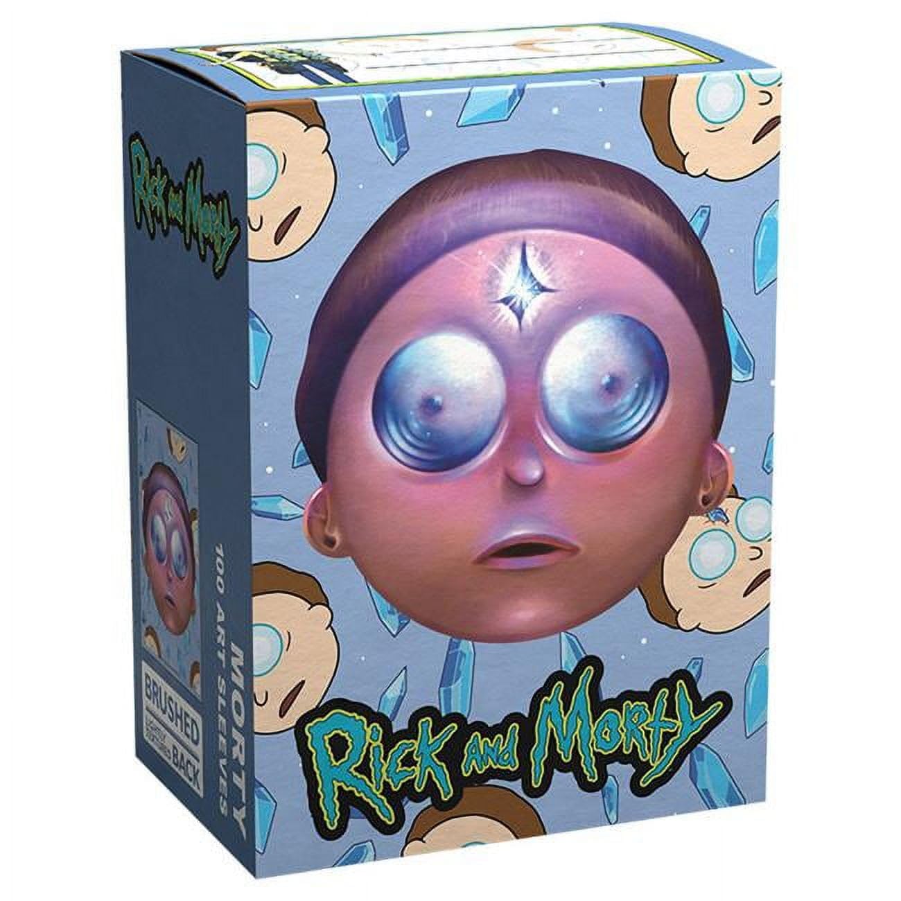 Dragon Shield Sleeves - Limited Edition Brushed Art: Morty - 100 CT Art Card Sleeves - Smooth & Tough - Compatible with Magic The Gathering, Pokémon, and Yugioh TCG & LCG - Top Loader 1