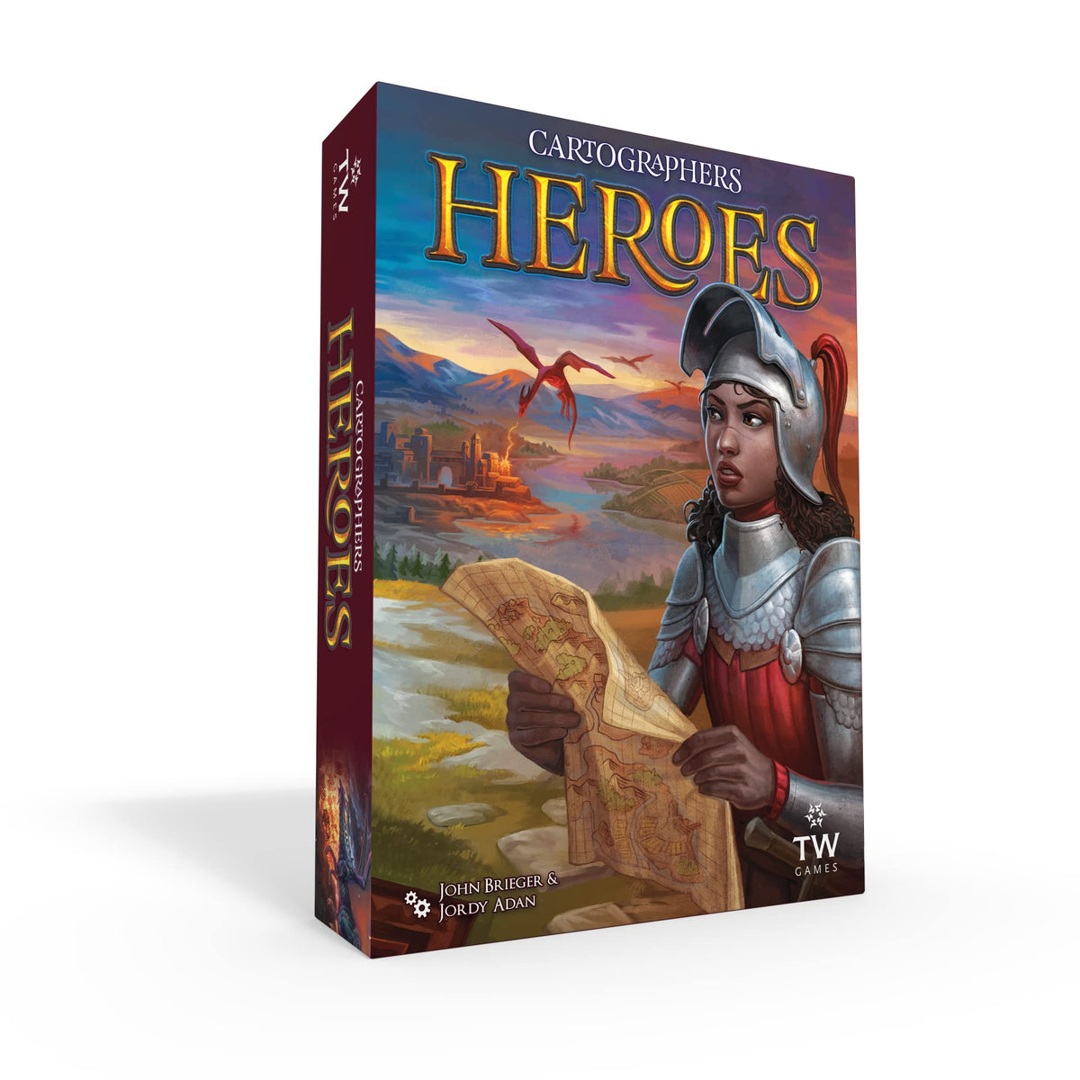 Cartographers Heroes Board Game by Thunderworks 1
