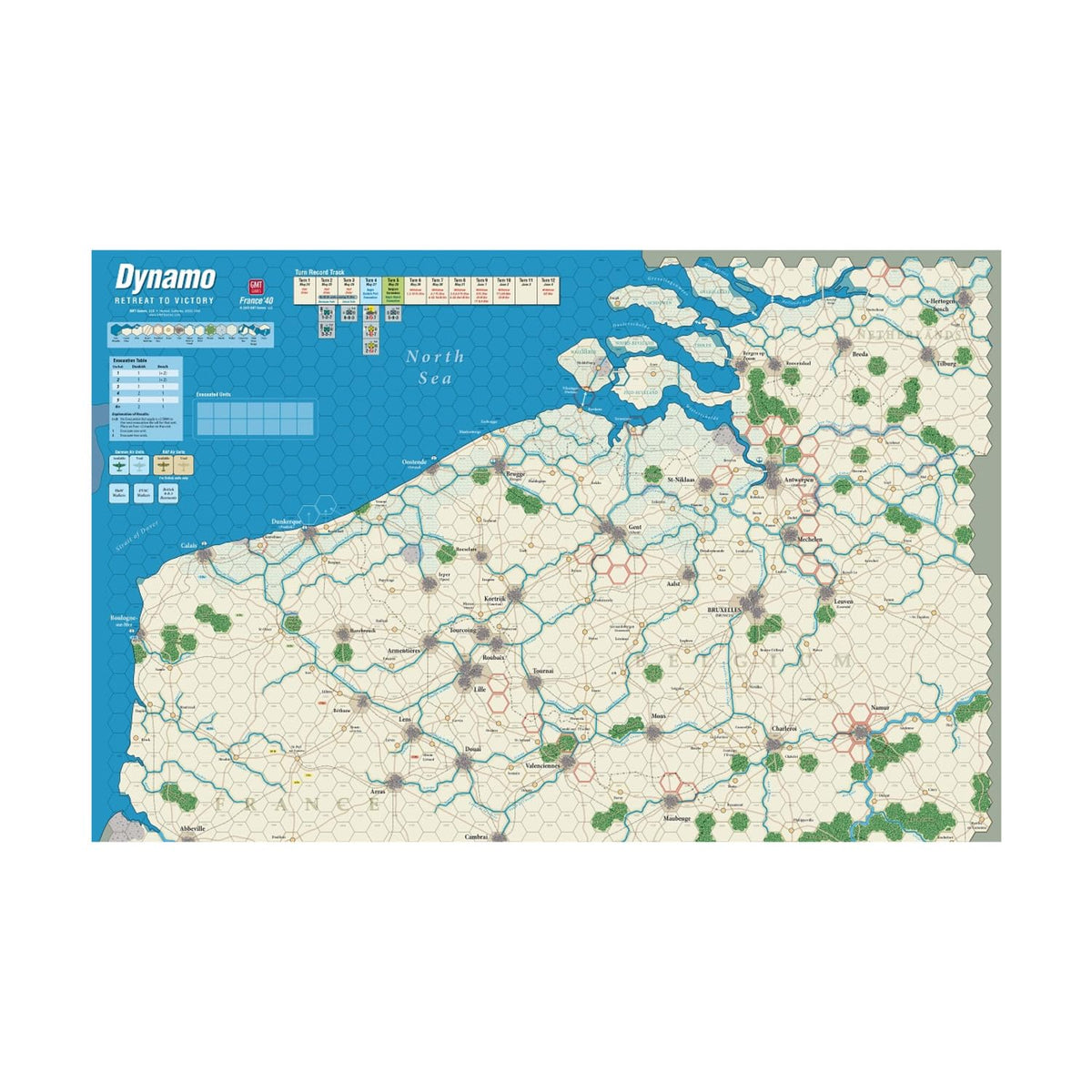 GMT France 40 - Mounted Map Board 3