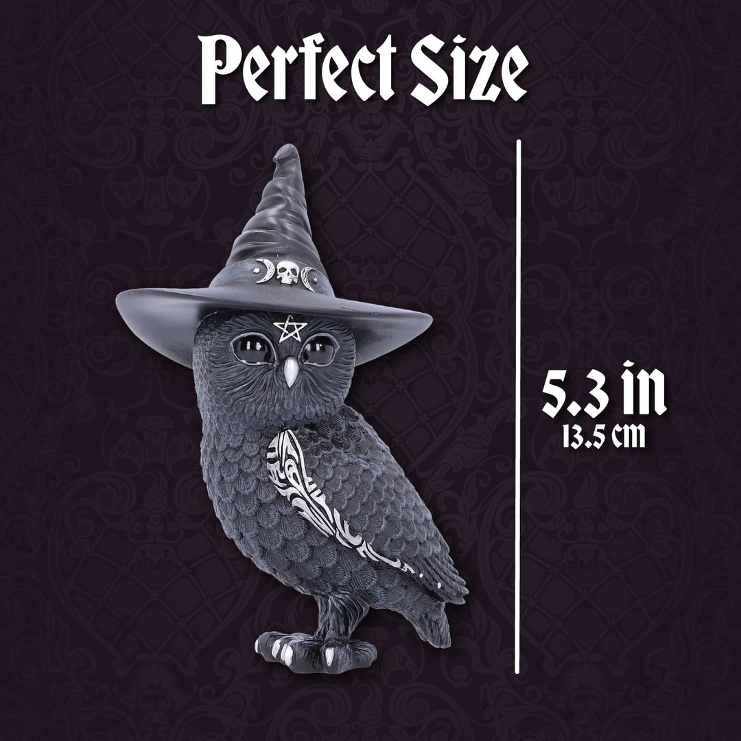 Owlocen Witches Hat Occult Owl Figurine 13.5cm