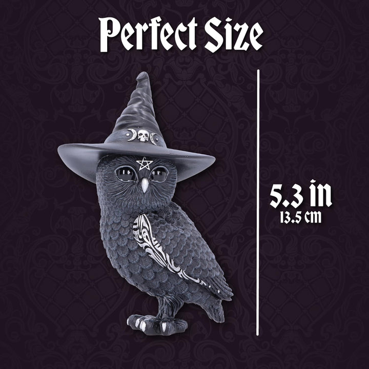 Owlocen Witches Hat Occult Owl Figurine 13.5cm