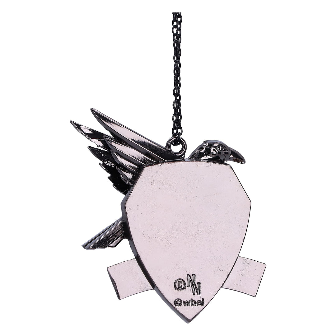 Harry Potter Ravenclaw Crest Silver Weighted Hanging Ornament 7cm