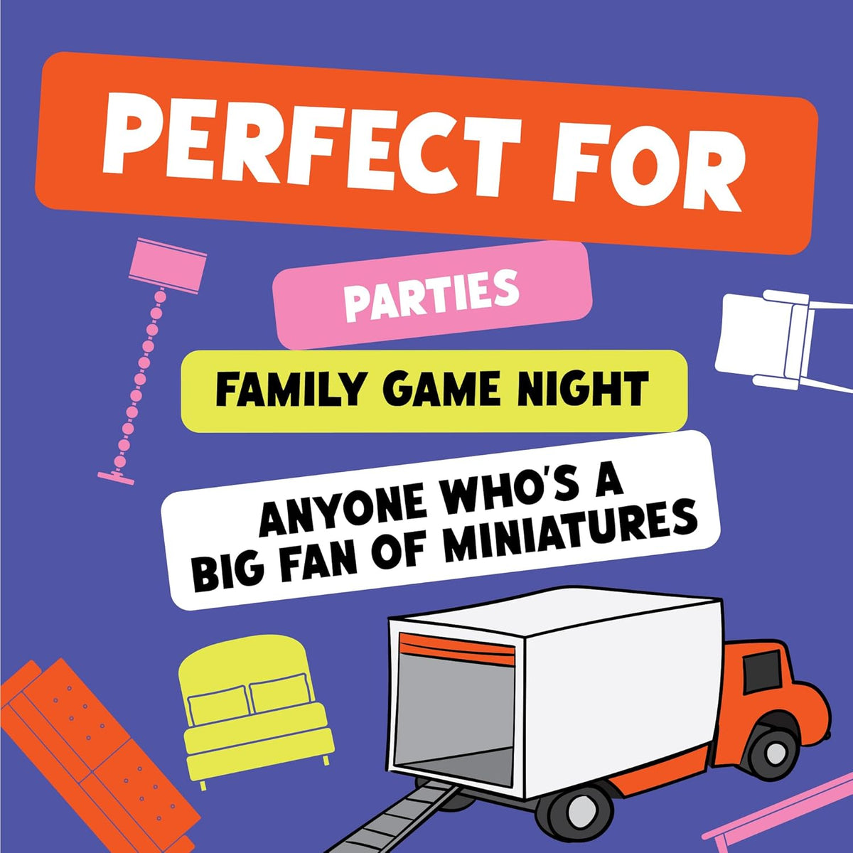 Giants Moving Tiny Furniture Card Game