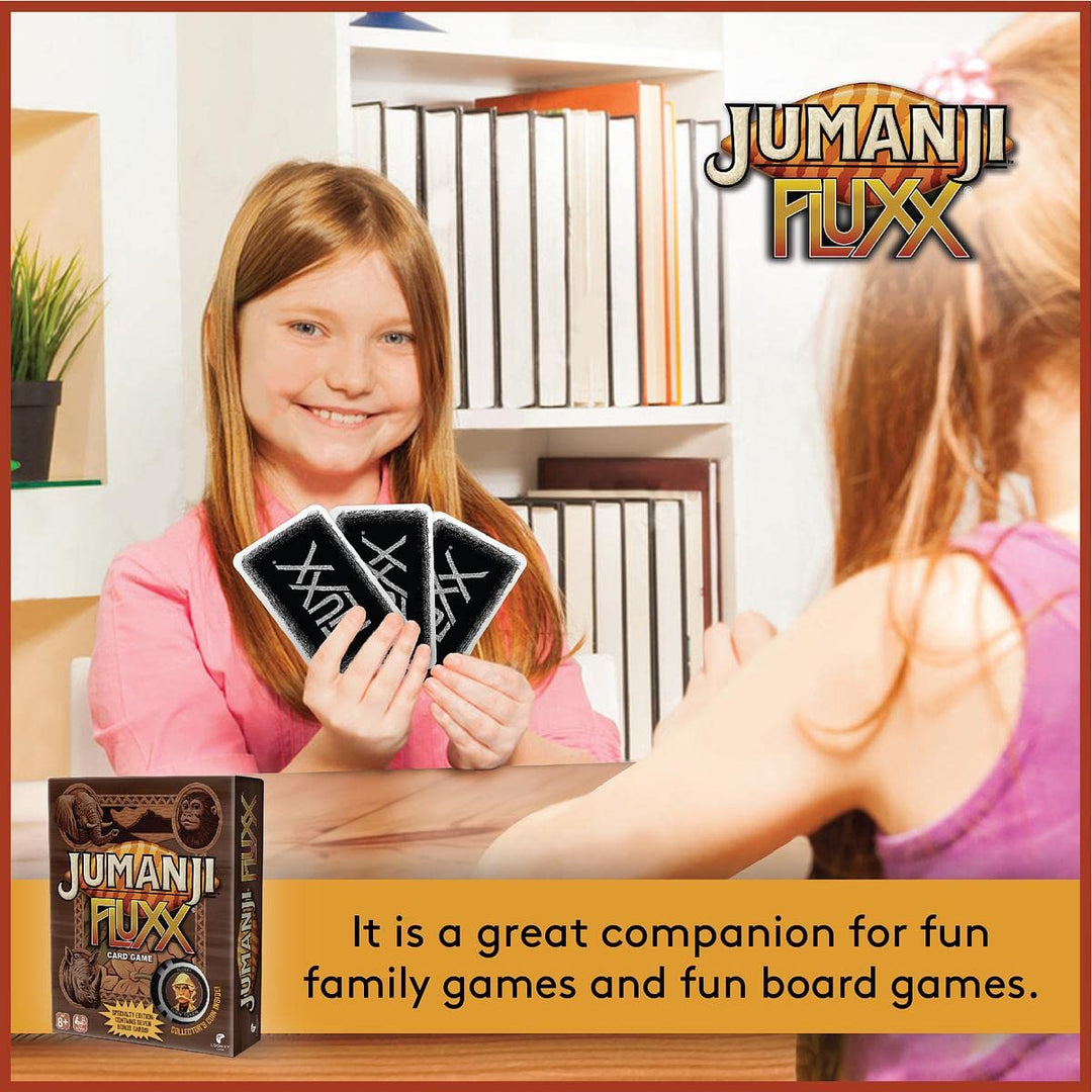 Looney Labs Jumanji Fluxx Card Game - Experience The Chaos of The Jumanji Jungle