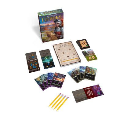 Cartographers Heroes Board Game by Thunderworks 3