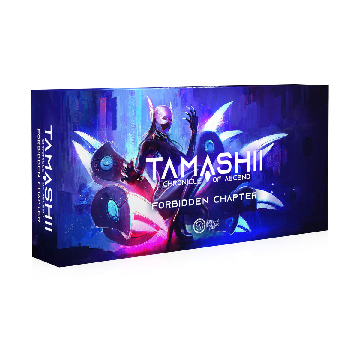 Awaken Realms Tamashii: Chronicles of Ascend Forbidden Chapter Expansion - Unravel The Secrets of a Forbidden Realm, Sci-Fi Strategy Game, Ages 14+, 1-4 Players, 45-90 Min Playtime, Awaken Realms 1