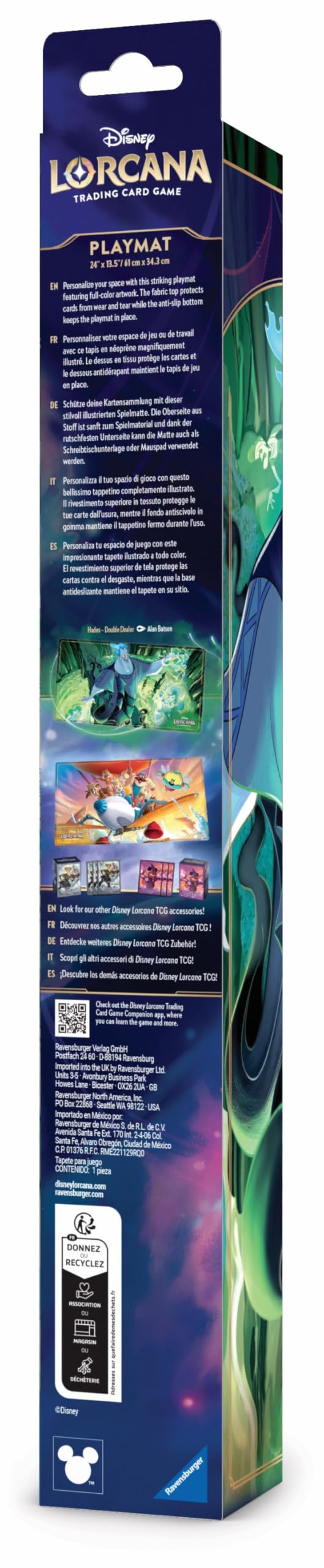 Disney Lorcana TCG Playmat Hades Set 8 Trading Card Game by Ravensburger 6