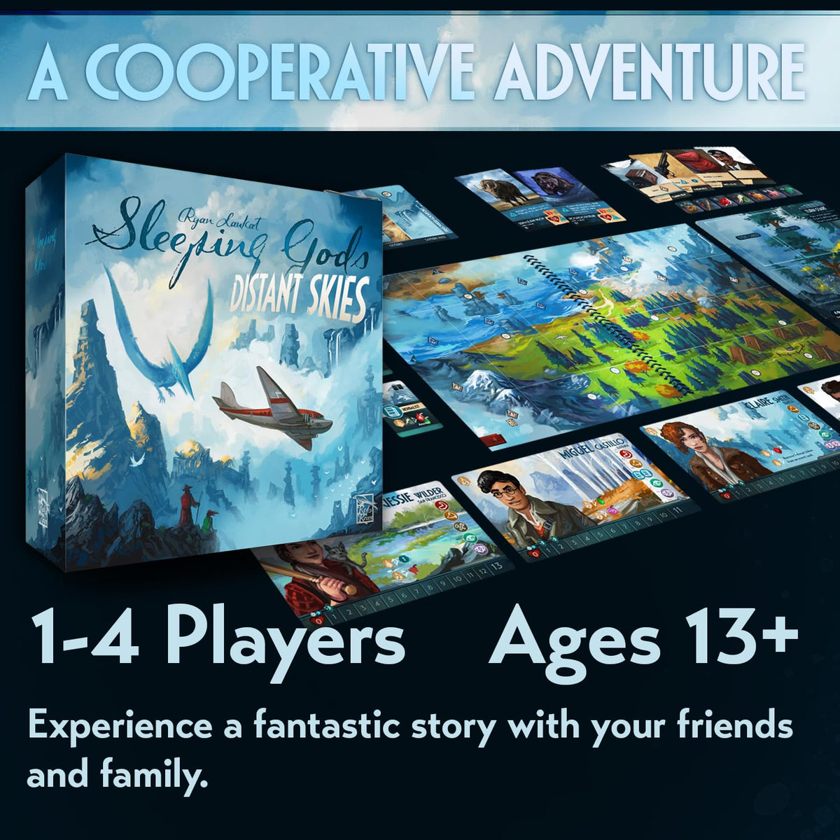 Sleeping Gods Distant Skies Board Game by Red Raven 2