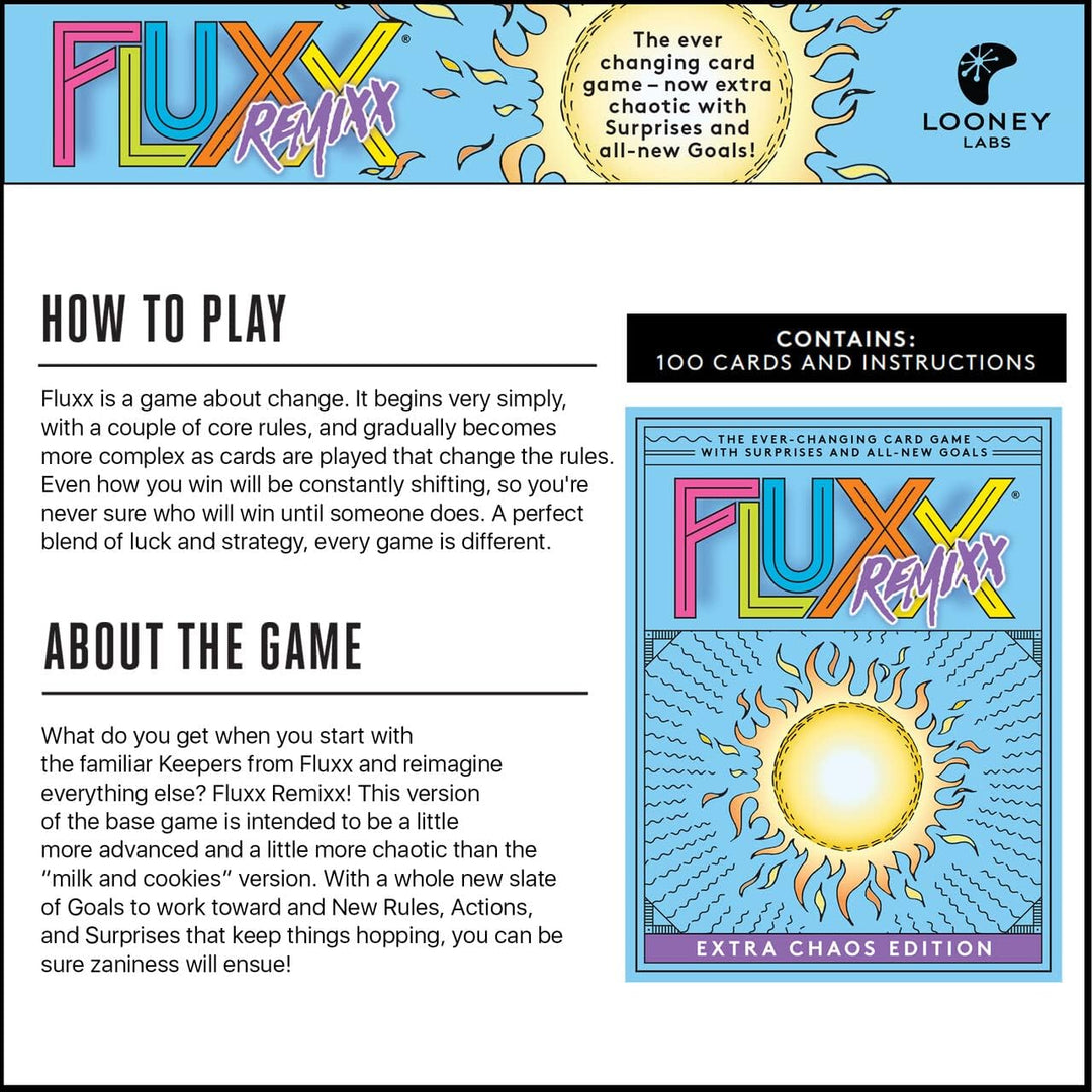 Fluxx Remixx Card Game by Looney Labs